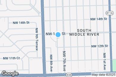 Map image of the property - 1230 NW 7th Ter
