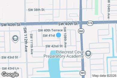 Map image of the property - 10835 SW 41st Terrace