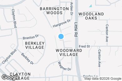 Map image of the property - 13403 Woodward Dr
