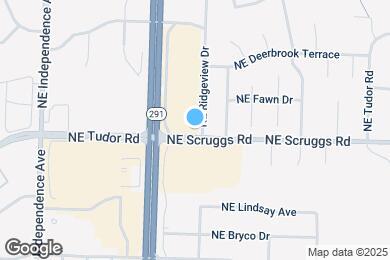 Map image of the property - 1100 NE Ridgeview Dr
