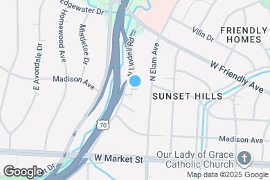 Map image of the property - 210 N Lindell Rd