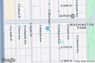Map image of the property - 5534 S Michigan Ave