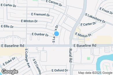 Map image of the property - 5105 S La Rosa Dr
