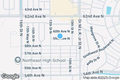Map image of the property - 1100 59th Ave N