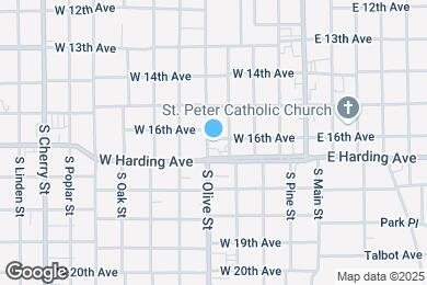 Map image of the property - 1601 S Olive St