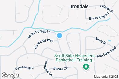 Map image of the property - 1118 Walnut Creek Ln