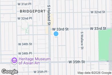 Map image of the property - 3328 S Emerald Ave