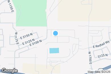 Map image of the property - 3167 N 1500 E