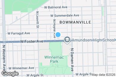 Map image of the property - 2050 W Foster Ave