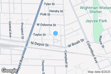 Map image of the property - 420 Taylor St