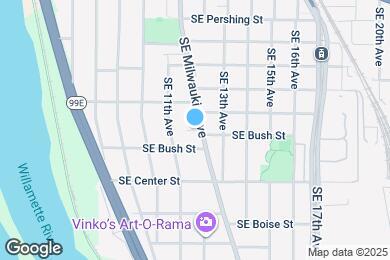 Map image of the property - 3757 SE Milwaukie Ave