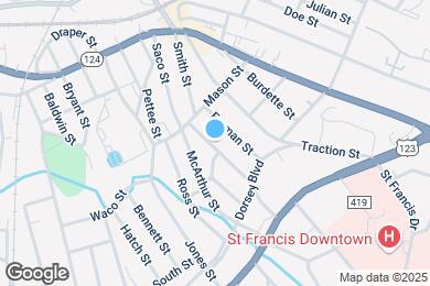 Map image of the property - 8 Woodward St