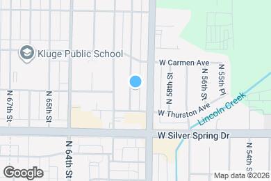 Map image of the property - 5676#5676 North 61st Street, 53218; #1323338 - 1323338