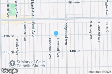 Map image of the property - 1302 Elmwood Ave