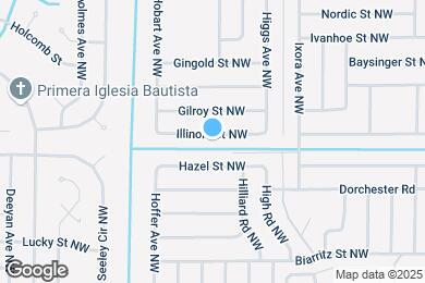 Map image of the property - 1348 Illinois St NW