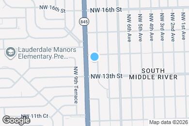 Map image of the property - 1329 NW 8th Ave