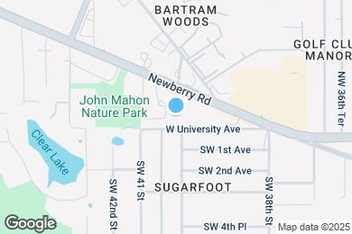 Map image of the property - 4100 W University Ave