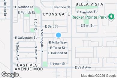 Map image of the property - 3508 E Milky Way
