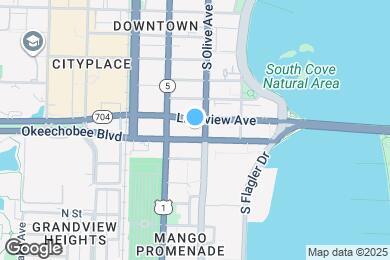 Map image of the property - 801 S Olive Ave