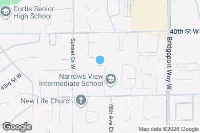 Map image of the property - 4202 79th Ave W