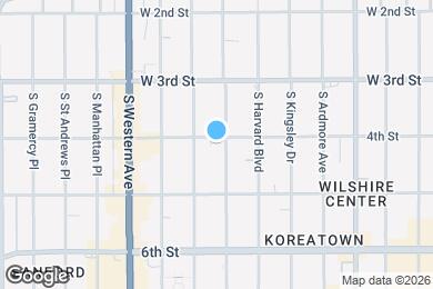 Map image of the property - 401 S Hobart Blvd