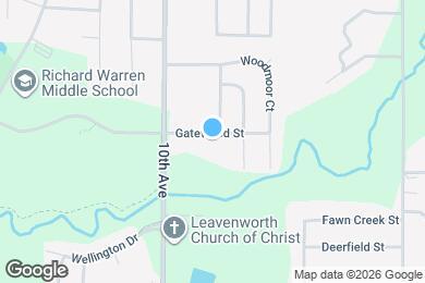 Map image of the property - 907 Gatewood St