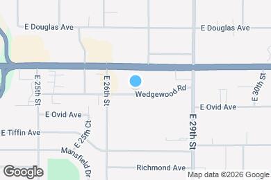 Map image of the property - 2636 Wedgewood Rd