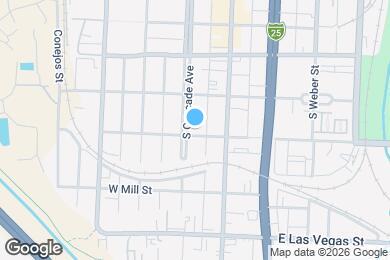 Map image of the property - 831 S Cascade Ave