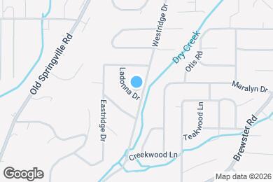 Map image of the property - 1840 Westridge Dr