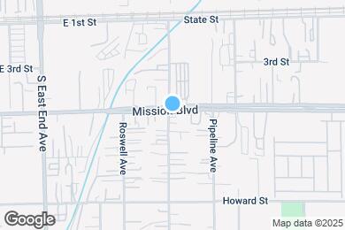 Map image of the property - 4009 E Mission Blvd