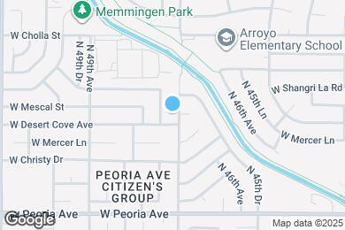 Map image of the property - 11012 N 47th Ave