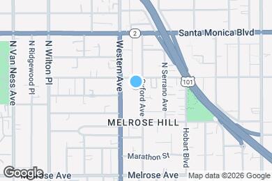 Map image of the property - 955 Oxford Ave