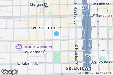 Map image of the property - 910 W Madison St