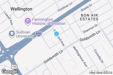 Map image of the property - 3220 Stratford Ave