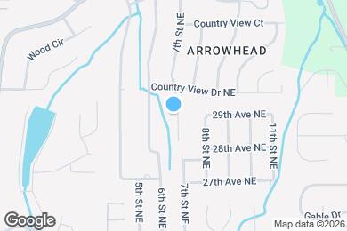 Map image of the property - 2720 7th Pl NE
