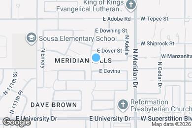 Map image of the property - 11425 E Decatur St