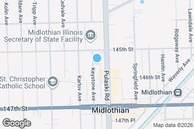 Map image of the property - 14547 Keystone Ave