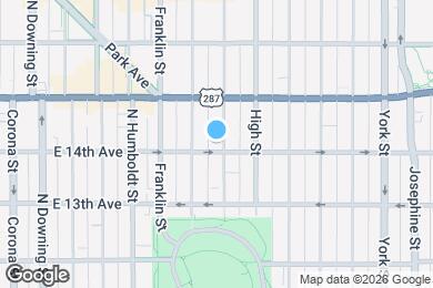 Map image of the property - 1433 N Williams St