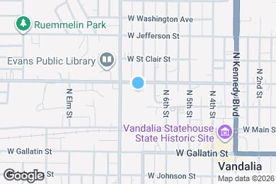 Map image of the property - 221 N 7th St