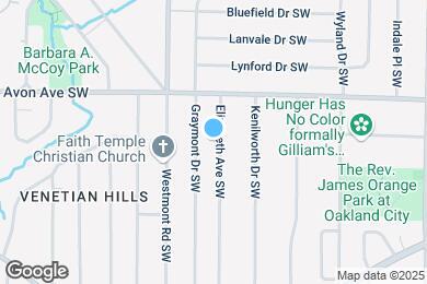 Map image of the property - 1255 Elizabeth Ave SW