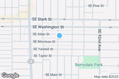 Map image of the property - 8607 SE Morrison St