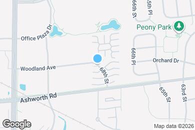 Map image of the property - 6855 Woodland Ave