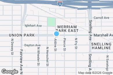Map image of the property - 1696 Marshall Ave