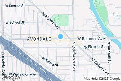 Map image of the property - 2849 W Belmont Ave