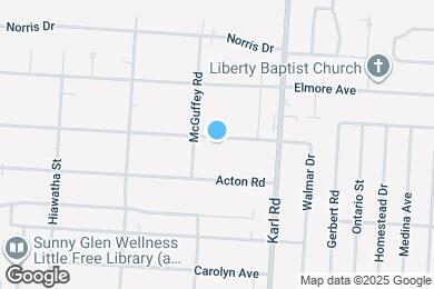 Map image of the property - 1319 Northridge Rd
