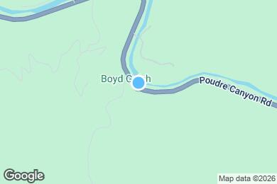 Map image of the property - 6785 Poudre Canyon Rd