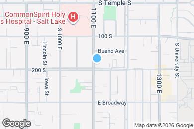 Map image of the property - 1105 East 200 South