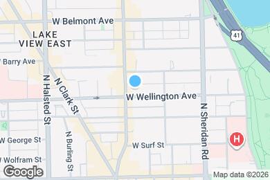 Map image of the property - 544 W Wellington Ave