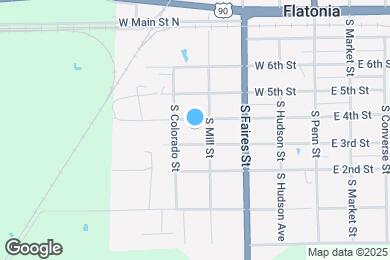 Map image of the property - 411 W 4th St