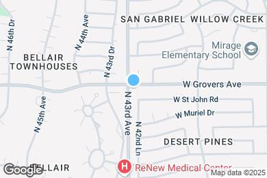 Map image of the property - 4237 W Grovers Ave